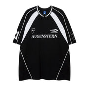 Loose Round Neck T-Shirt Cotton Short Sleeve Men