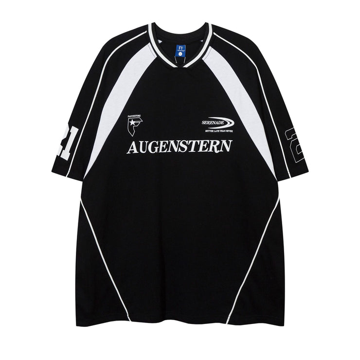 Loose Round Neck T-Shirt Cotton Short Sleeve Men