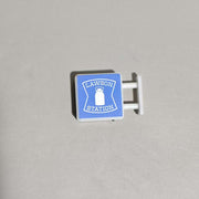 Convenience store refrigerator sticker can magnetically attract Lawson 711 family lightbox toy model, illuminated