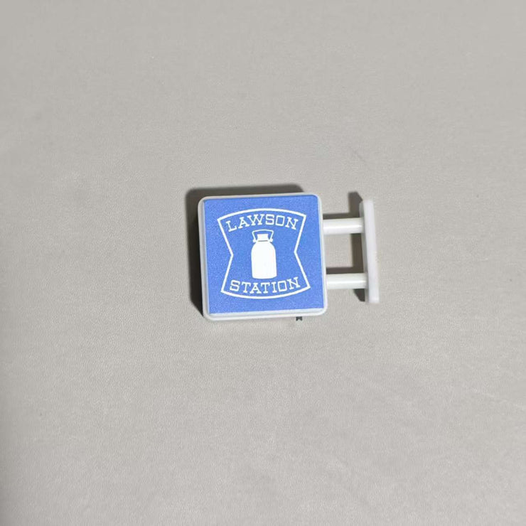 Convenience store refrigerator sticker can magnetically attract Lawson 711 family lightbox toy model, illuminated