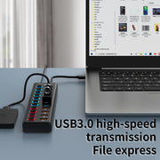 3.1 Gen2 HUB3.0 Hub Laptop Distribution Device Mobile Expansion Device Hub Expansion Dock 11 in One