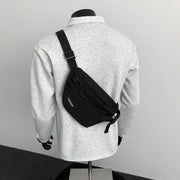 Regular Shoulder Polo Shirt Heavyweight Casual Long Sleeve T-Shirt for Men