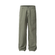 Spring and Autumn loose straight leg casual pants for men and women