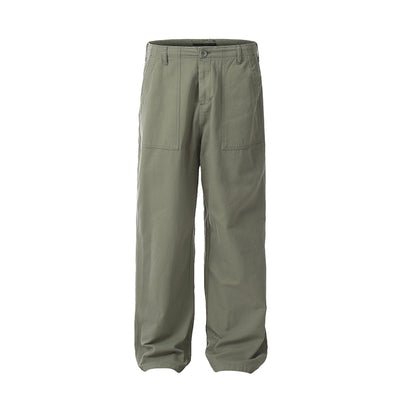 Spring and Autumn loose straight leg casual pants for men and women