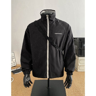 Casual Starry Sky Three Bar Coat Top for Men