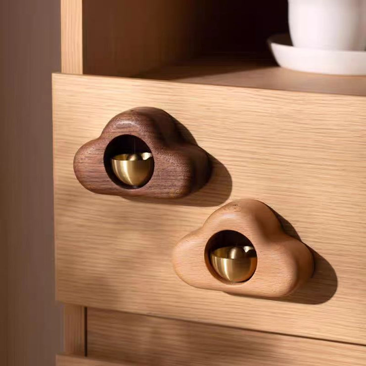 Wooden Bell Door Wind Chime Store Entrance Reminder Bell Door Decoration Door Collision Bell