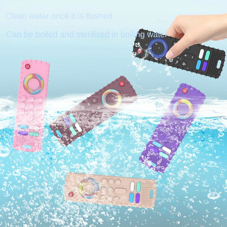 Baby remote control dental gel silicone baby anti food hand grinding rod