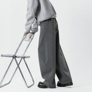 High street curved knife casual pants for men in spring and autumn