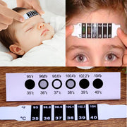10 Pcs/lot Forehead Head Strip Thermometer Fever Body Baby Child Kid Adult Check Test Temperature Monitoring Safe Non-Toxic