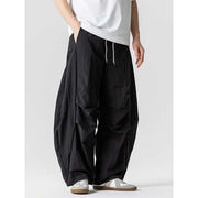 Workwear Tactical Paratrooper Pants for Men Cleanfit Cool and Stylish Pleated Wide Leg Long Pants Loose Lantern Pants Trendy