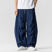 Workwear Tactical Paratrooper Pants for Men Cleanfit Cool and Stylish Pleated Wide Leg Long Pants Loose Lantern Pants Trendy