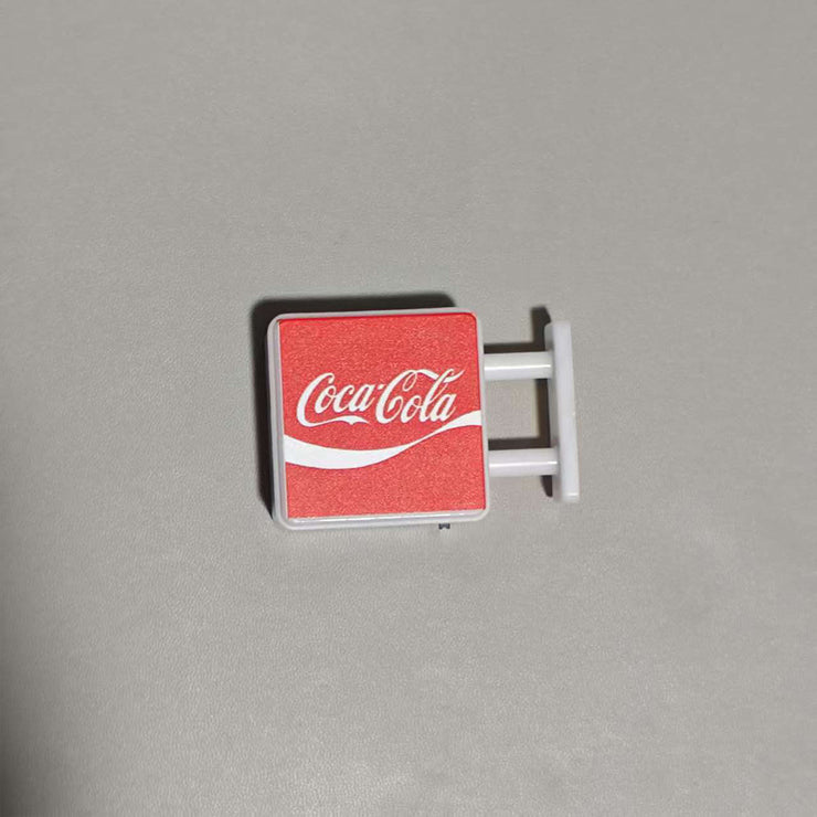 Convenience store refrigerator sticker can magnetically attract Lawson 711 family lightbox toy model, illuminated