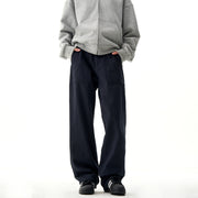 Spring and Autumn loose straight leg casual pants for men and women