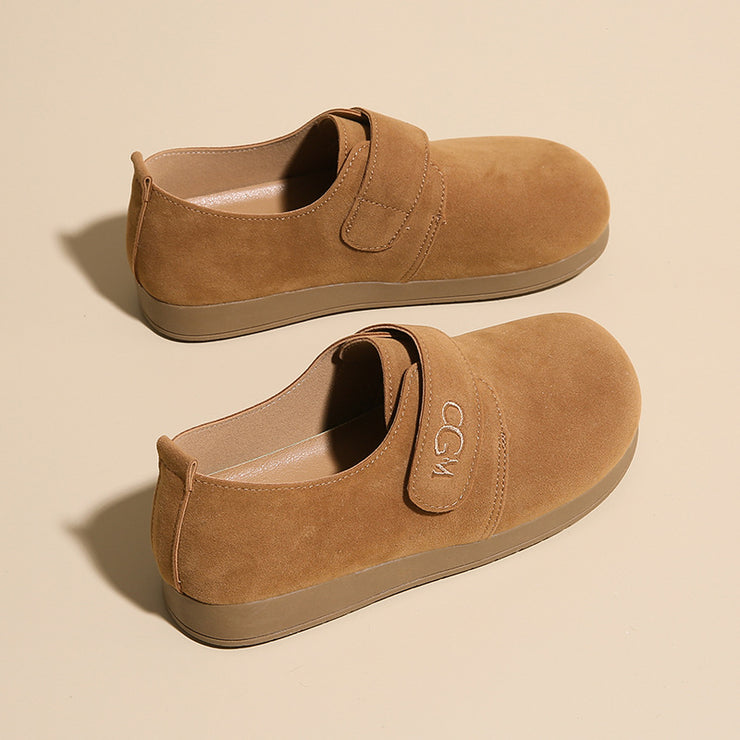 New Spring and Autumn Doudou Single Boots Retro Casual Boken Shoes for Women