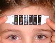 10 Pcs/lot Forehead Head Strip Thermometer Fever Body Baby Child Kid Adult Check Test Temperature Monitoring Safe Non-Toxic