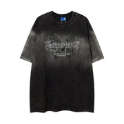 Loose Round Neck T-Shirt Cotton Short Sleeve Men