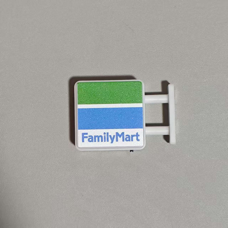 Convenience store refrigerator sticker can magnetically attract Lawson 711 family lightbox toy model, illuminated