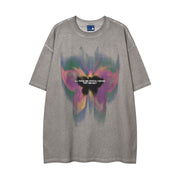 Loose Round Neck T-Shirt Cotton Short Sleeve Men