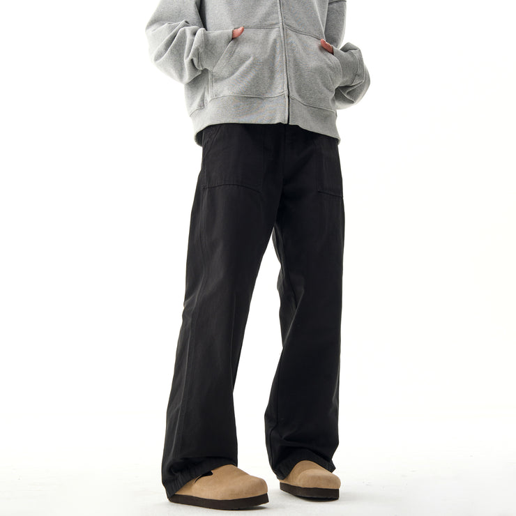 Spring and Autumn loose straight leg casual pants for men and women